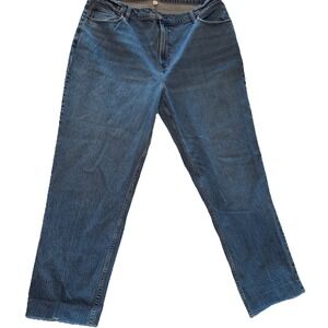 Abercrombie Fitch The 90s Straight Ultra High Rise Blue Jeans Size 35/20